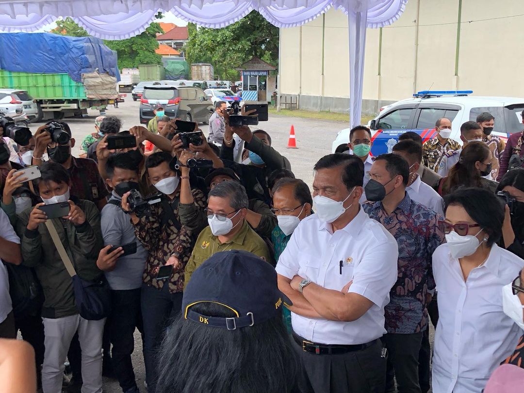 Kunjungan Menteri Koordinator Bidang Kemaritiman dan Investasi di Bali