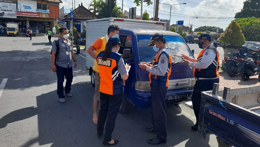 Dishub Kota Denpasar melaksanakan kegiatan Pengawasan dan Pengendalian efektifitas LLAJ