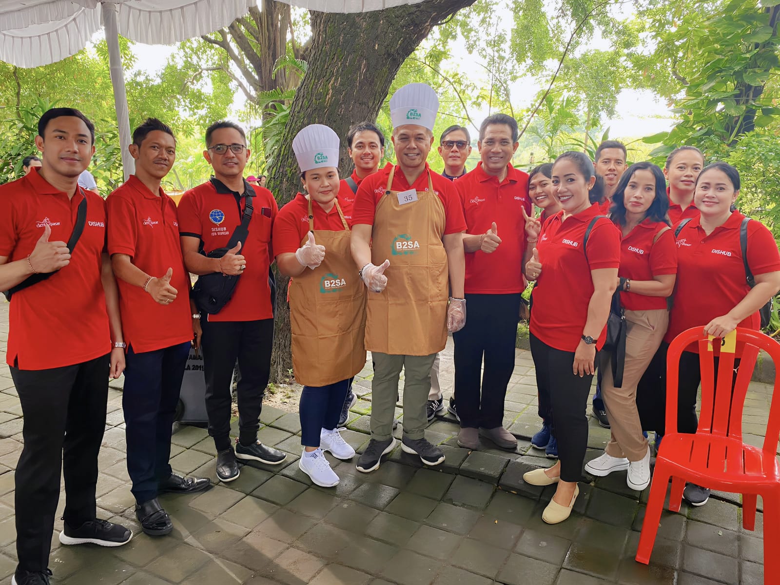 Keseruan lomba memasak Hidangan Nasi Goreng dalam rangka HUT Kota Denpasar ke-235