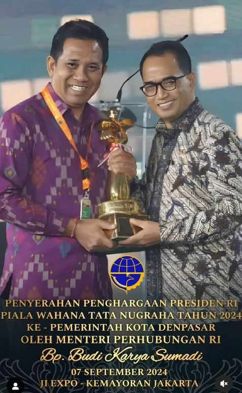Pemerintah Kota Denpasar melalui Dinas Perhubungan Kota Denpasar yang diwakili Bapak Sekretaris mend