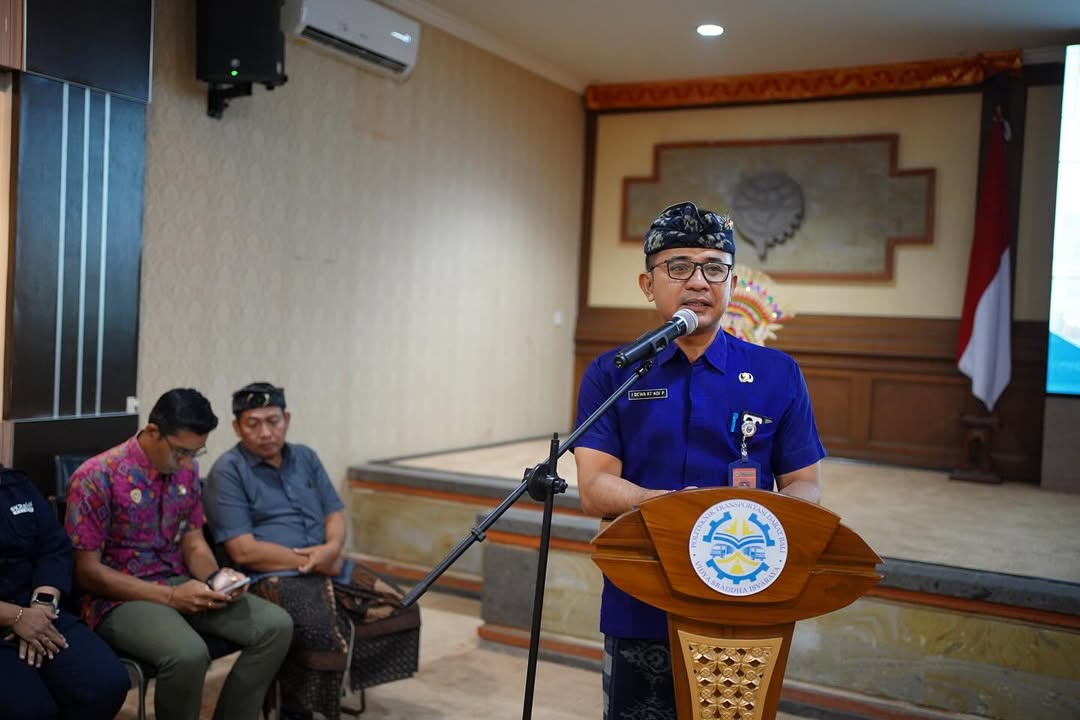 Pembukaan Diklat Awak Bus Kendaraan, Bus Sekolah Angkatan I yang dilaksanakan di Poltrada Bali