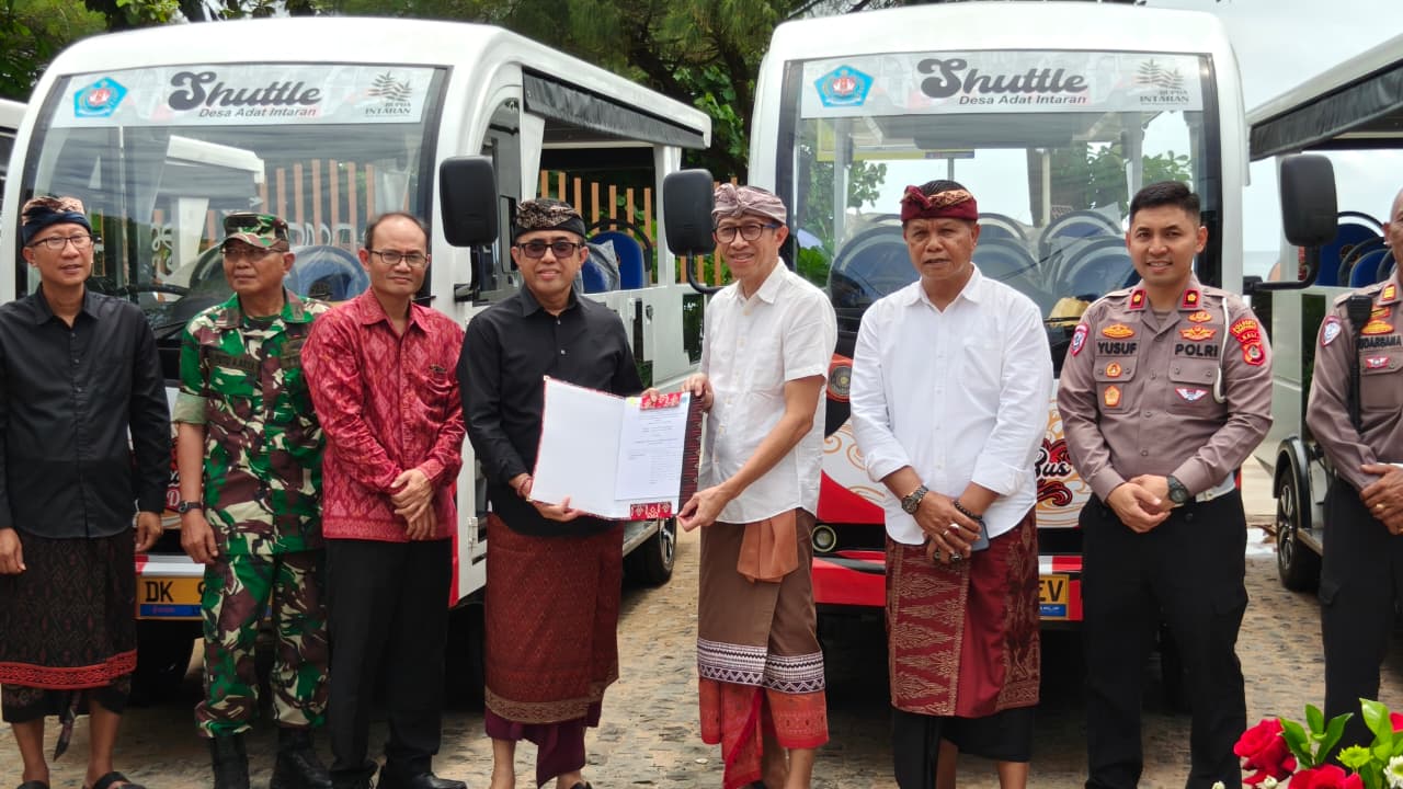 Dokumentasi Launching Shuttle Bus Listrik Sanur
