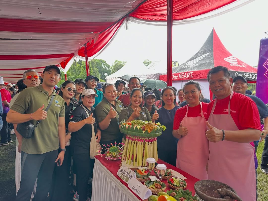 Dokumentasi Kegiatan Lomba Ngerujak Bumbu Kacang antar pimpinan OPD Se-Kota Denpasar
