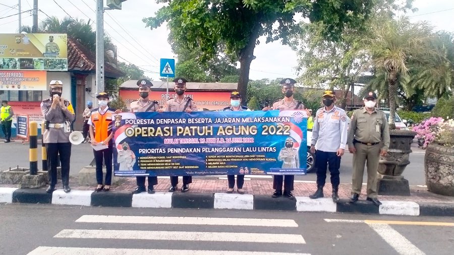 Pengawasan dan Pengendalian efektifitas pelaksanaan kebijakan untuk Lalu Lintas dan Angkutan Jalan di Kota Denpasar serta Operasi Patuh Agung di Kota Denpasar