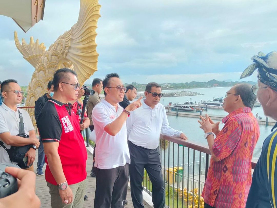 Kunjungan Bapak Gubernur Bali & Bapak Walikota Denpasar di dampingi Kadishub Kota Denpasar dan Stakeholder Terkait Dalam Meninjau Operasional Pelabuhan Sanur