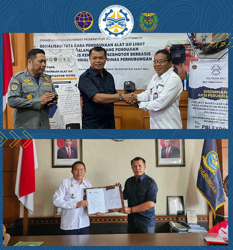 Sosialisasi Tata Cara Penggunaan Alat Uji Light Reflector Tester Dalam Menunjang Persyaratan Teknis Kendaraan Bermotor Berbasis Arduino Nano di Terminal Barang Dinas Perhubungan Kota Denpasar