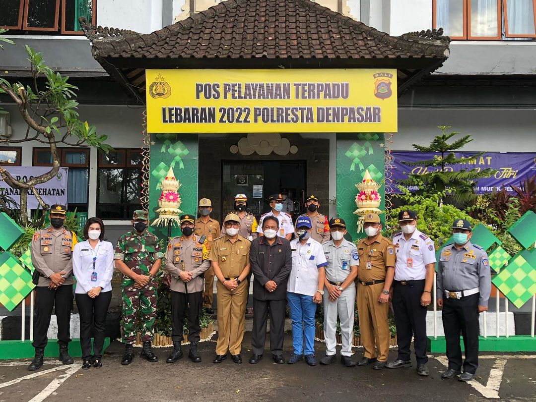 Apel Gelar Pasukan Posko Terpadu Angkutan Lebaran Tahun 2022, Apel dipimpin langsung oleh Bapak Walikota
